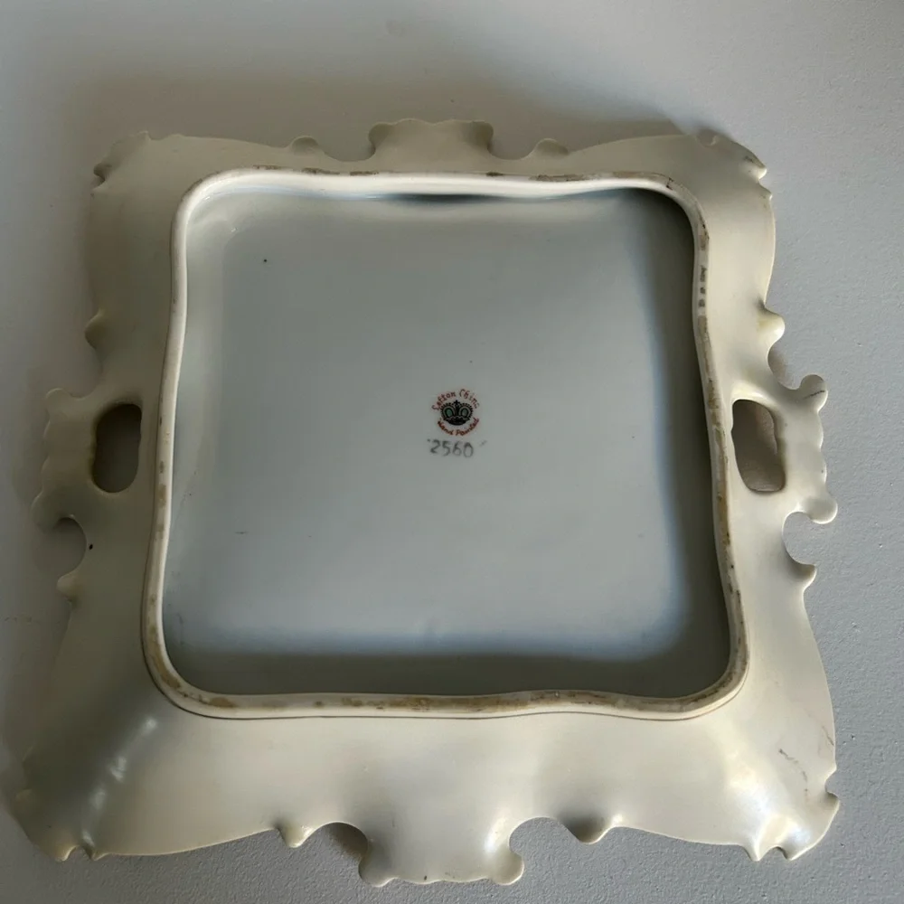 Hand Painted Vintage Lefton China Decorative Plate 2560 - Picture 4 of 7